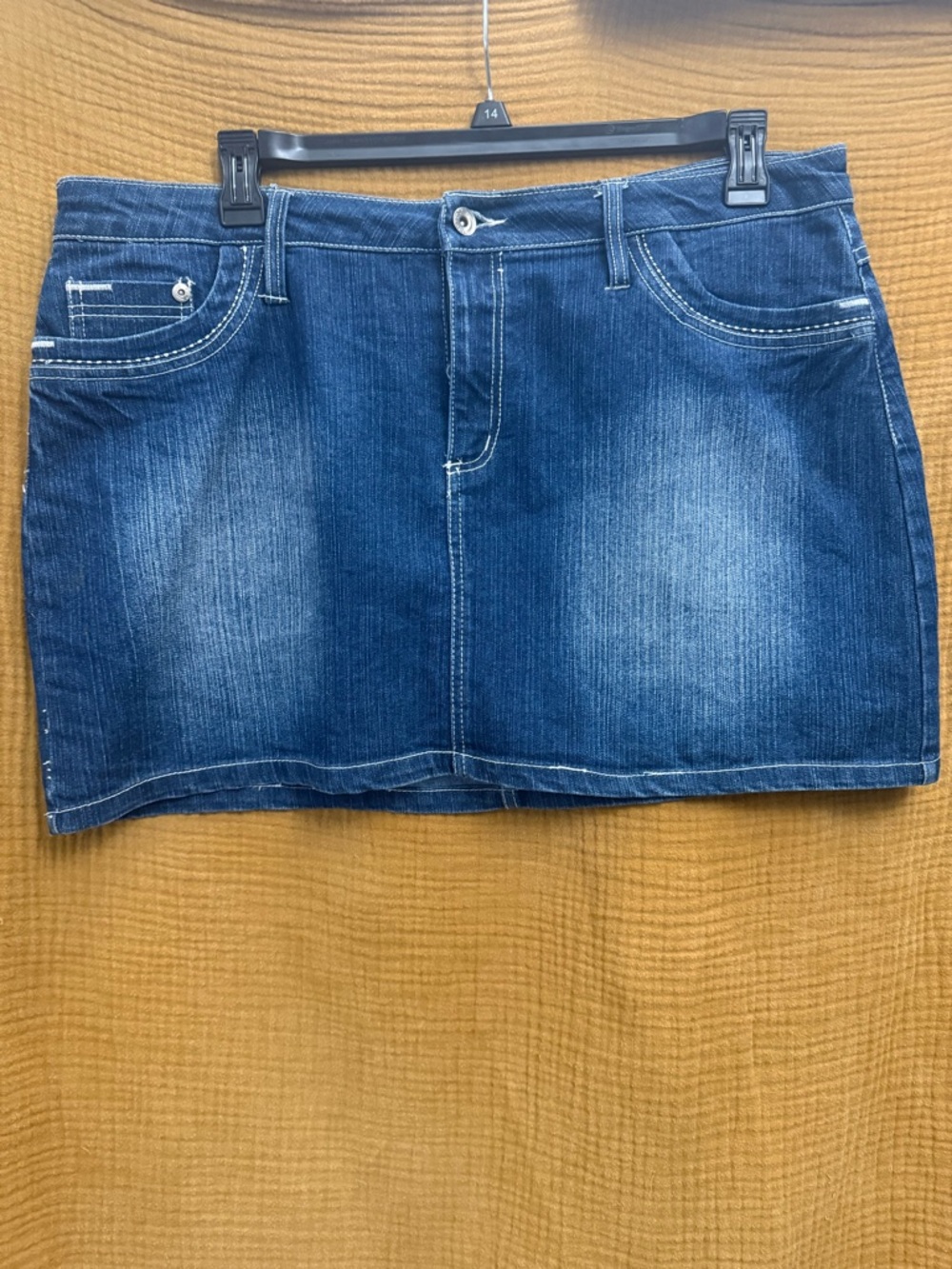 Women’s Dark Blue Denim Mini Skirt
